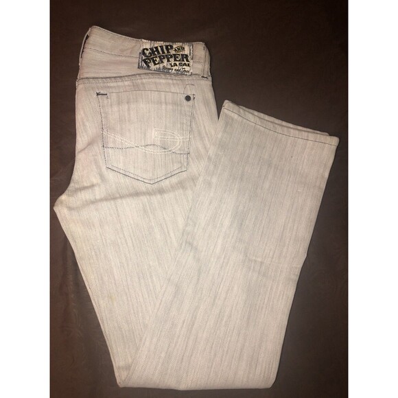 Chip & Pepper rare grey denim jeans size 30 EUC Women's Unisex - Picture 2 of 9